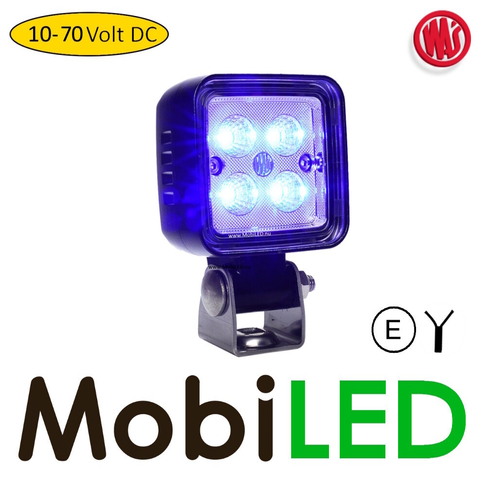WAS WAS Blue work lamp 12-70V E-mark