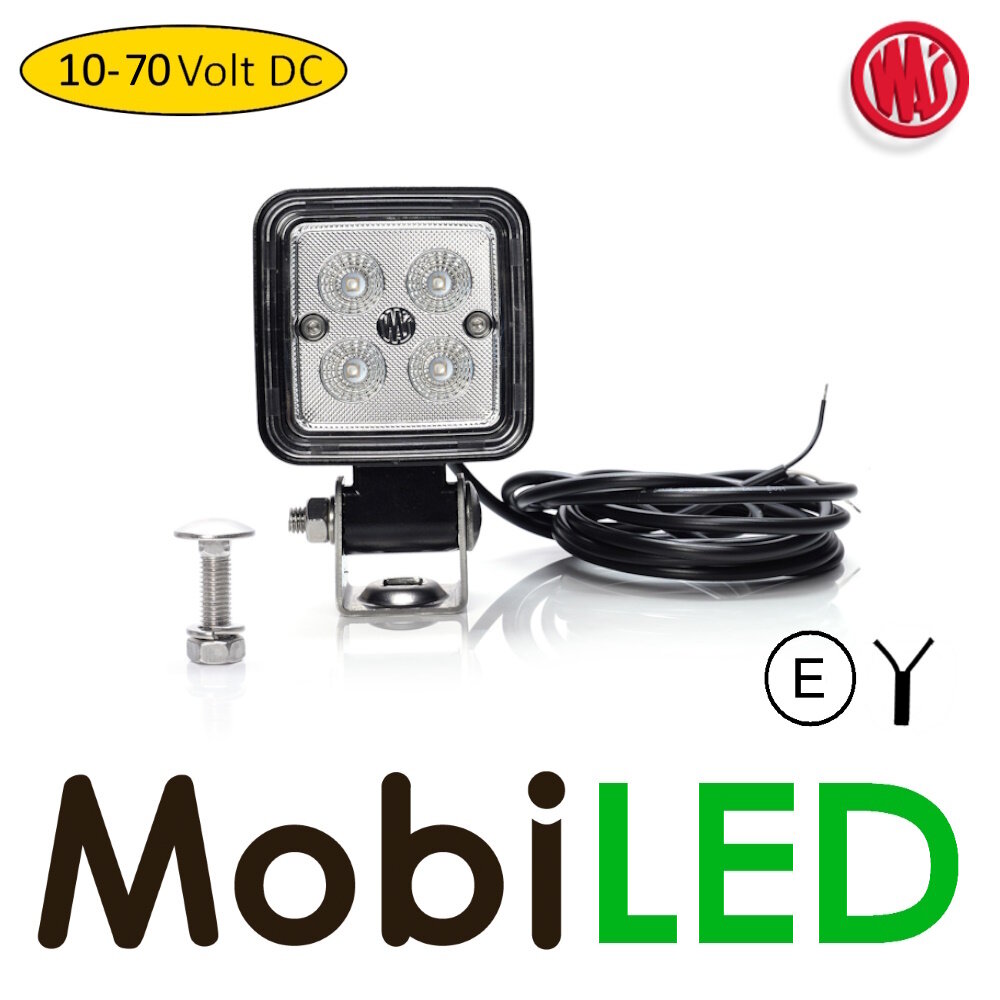 WAS WAS Blue work lamp 12-70V E-mark