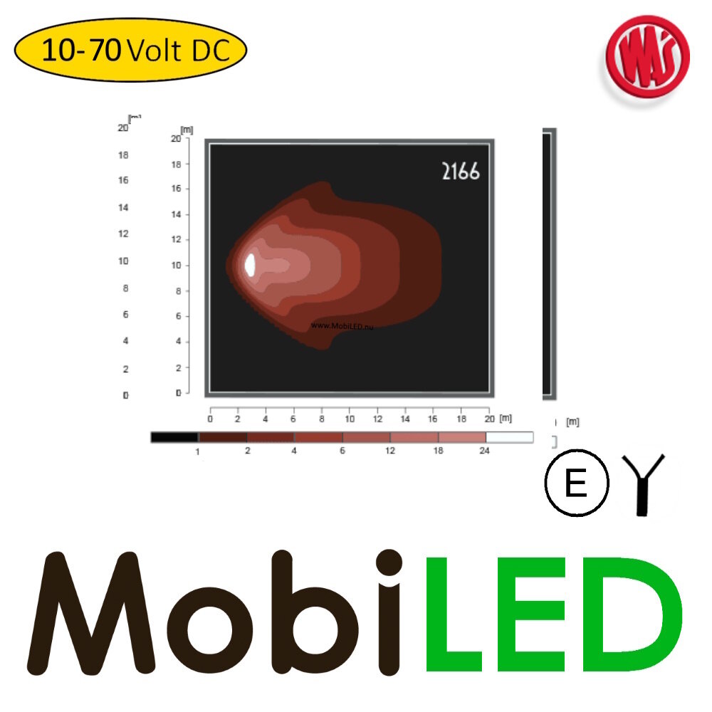 WAS WAS Lampe de travail bleue 12-70V E-marque