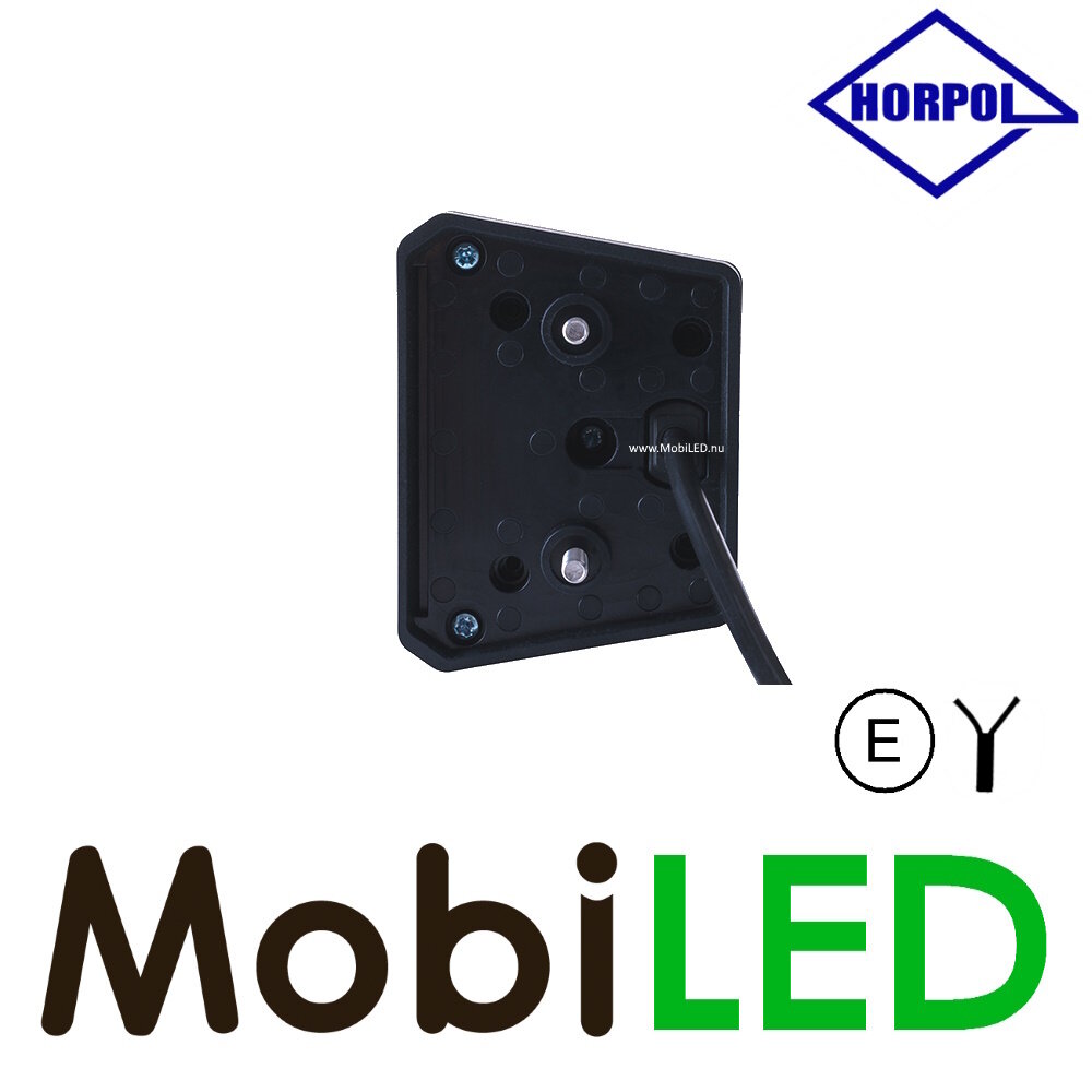 HORPOL Éclairage de plaque d'immatriculation 12-24 volts  NEON look avec feu de position E-mark