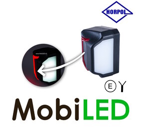 HORPOL License plate lighting NEON look with red position light