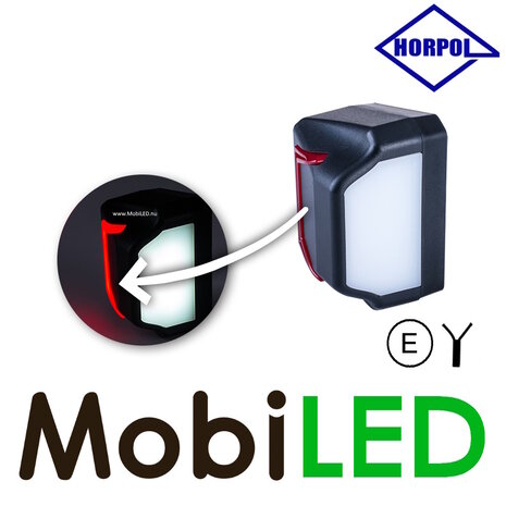HORPOL License Plate Lighting 12-24 volts NEON look with position light E-mark