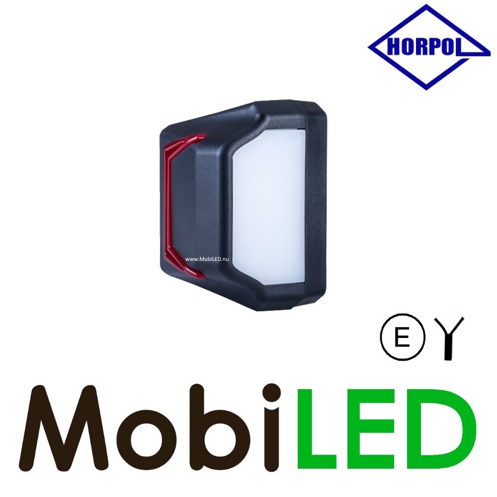HORPOL License Plate Lighting 12-24 volts NEON look with position light E-mark