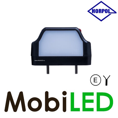 HORPOL Éclairage de plaque d'immatriculation 12-24 volts  NEON look avec feu de position E-mark