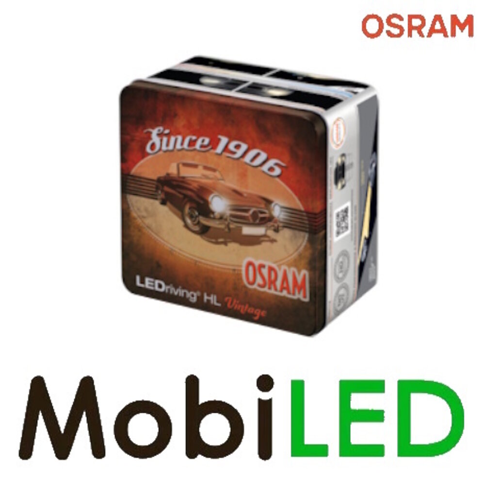 OSRAM OSRAM H4/R2/H19 LEDriving HL (2 stuks) 12 volt Vintage OSRAM OSRAM H4/R2/H19 LEDriving HL (2 stuks) 12 volt Vintage