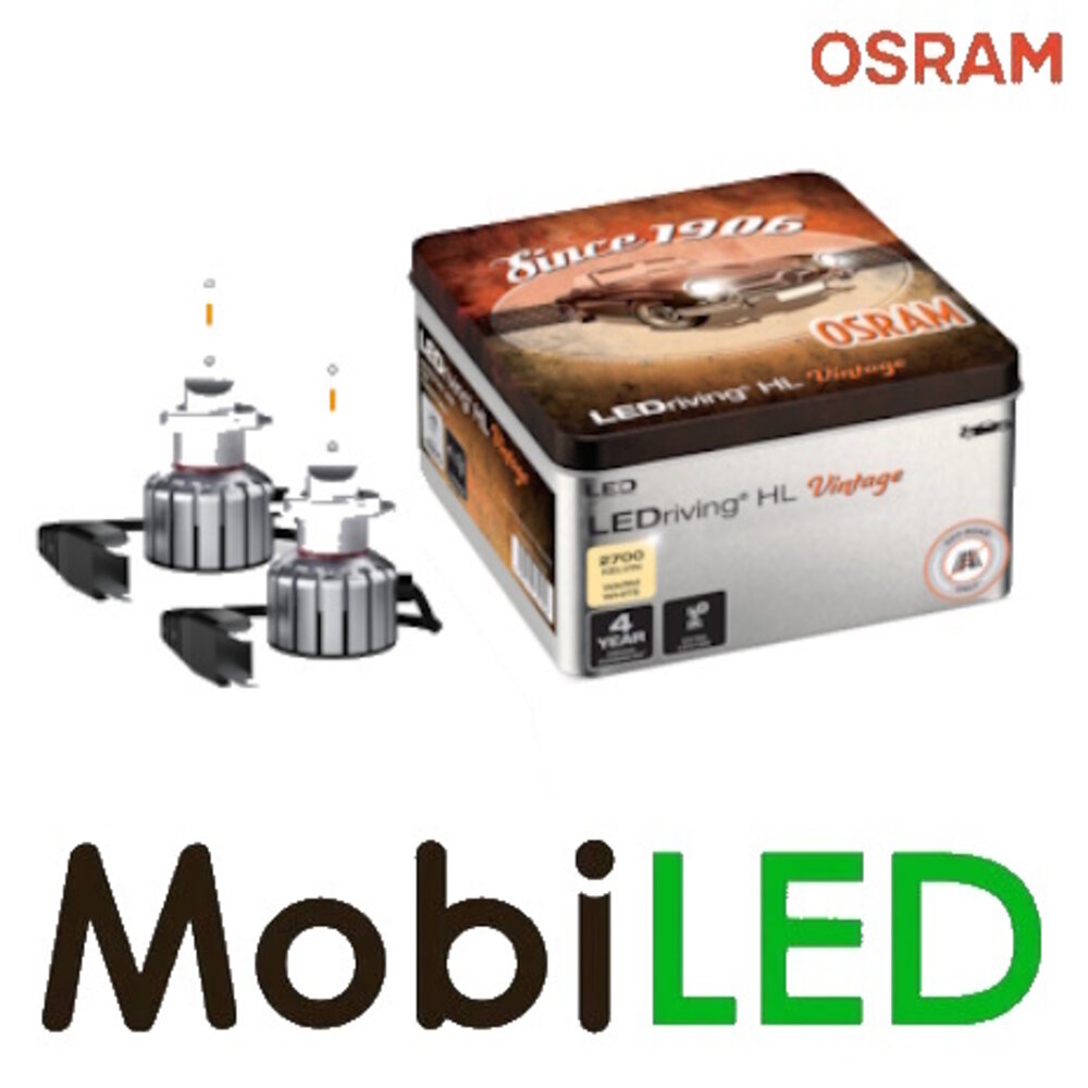 MobiLED | OSRAM H7/H18 LEDriving HL (2 pieces) 12 volts Vintage