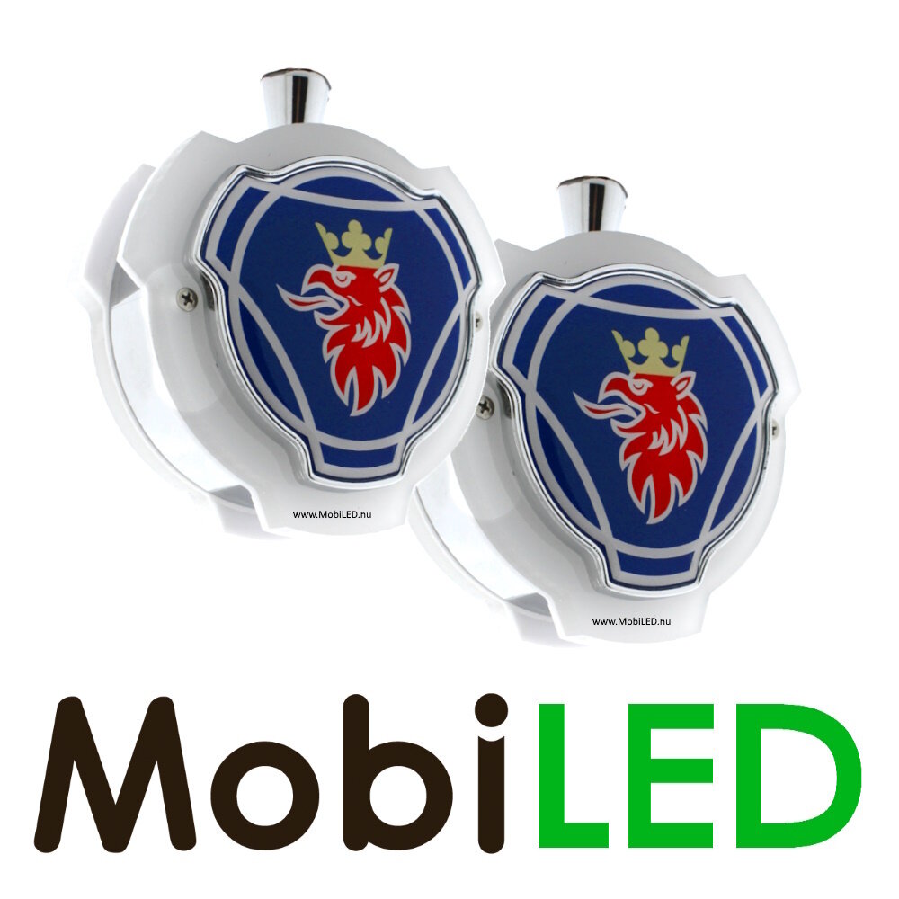 Lollipop Pablo lamp White/White Scania Blue