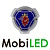 Grill ambleem Scania Blue / Red