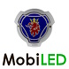 Grill embleem Scania Blauw / Amber Grill embleem Scania Blauw / Amber