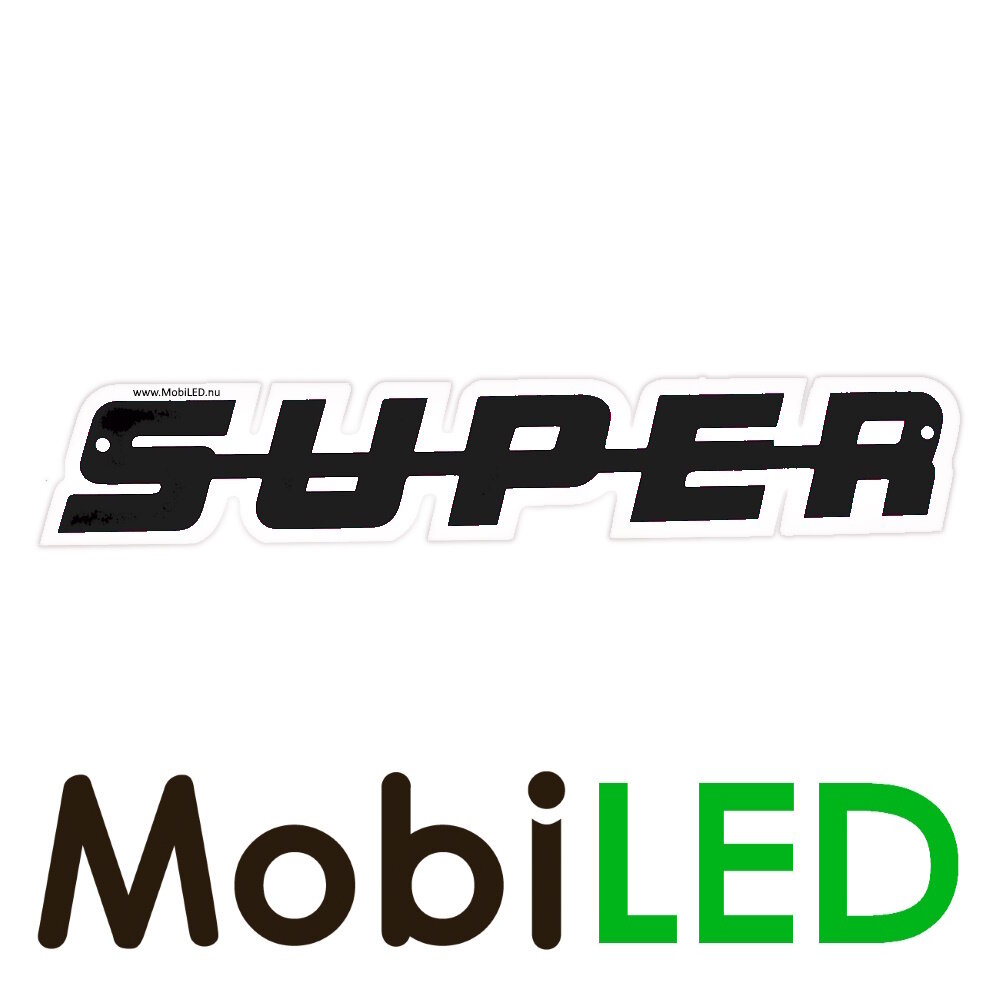 Super logo Scania Wit