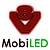 Scania V8 logo Red / Red