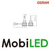 OSRAM OSRAM H1 (P14.5s) 12V LEDriving HL BRIGHT (2 stuks) OSRAM OSRAM H1 (P14.5s) 12V LEDriving HL BRIGHT (2 stuks)