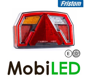 Fristom Feu arrière 5 fonctions 6broches baïonnette NEON look gauche Fristom Feu arrière 5 fonctions 6broches baïonnette NEON look gauche