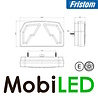 Fristom Fristom Achterlicht 5 functies met kentekenverlichting bajonet links E-keur