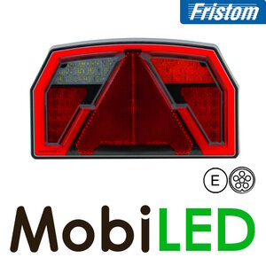 Rear light 5 functions license plate bayonet right 12-24V