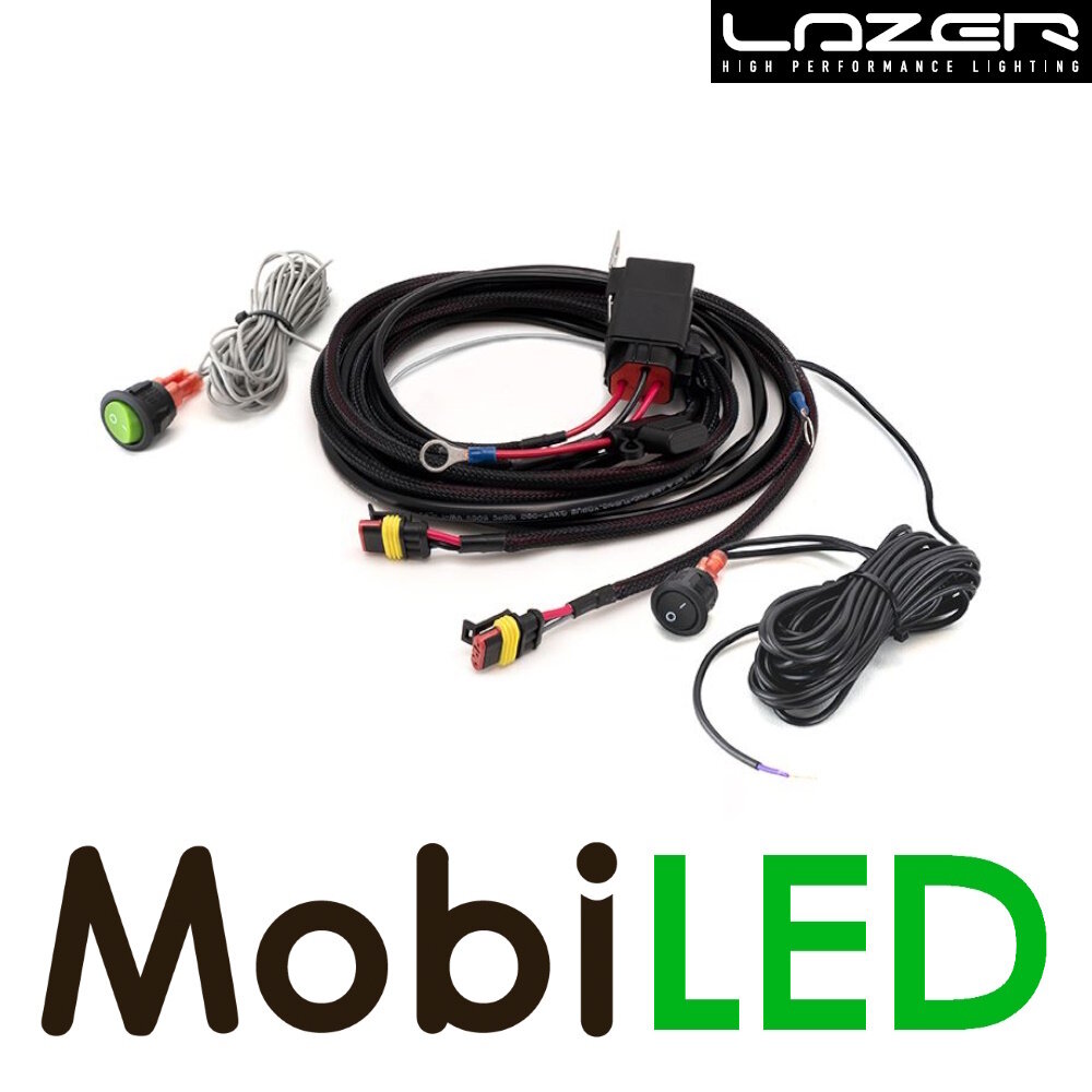 LAZER Kit de câblage 2 lampes bas puissance (12V) 1,2m Linear-6 Elite+ LAZER Kit de câblage 2 lampes bas puissance (12V) 1,2m Linear-6 Elite+