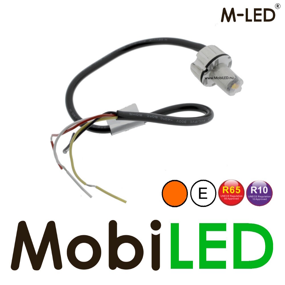 M-LED M-LED Undercover flash montage encastré / en saillie ambre E-marque