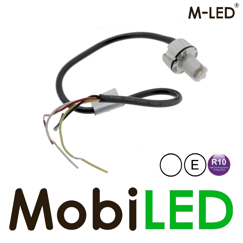 M-LED M-LED Undercover recessed/surface-mounting flasher white E-mark