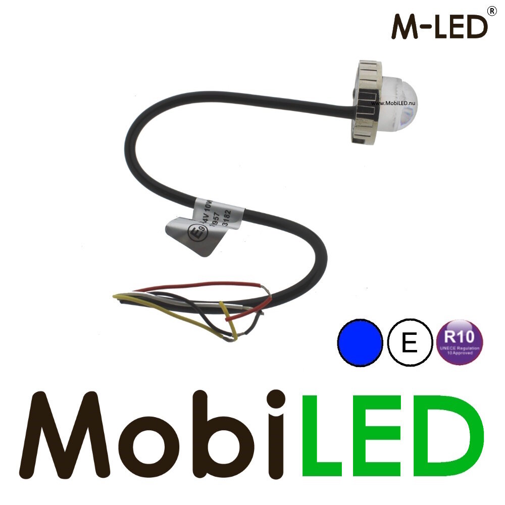 M-LED M-LED Undercover inbouw/opbouw  flitser blauw