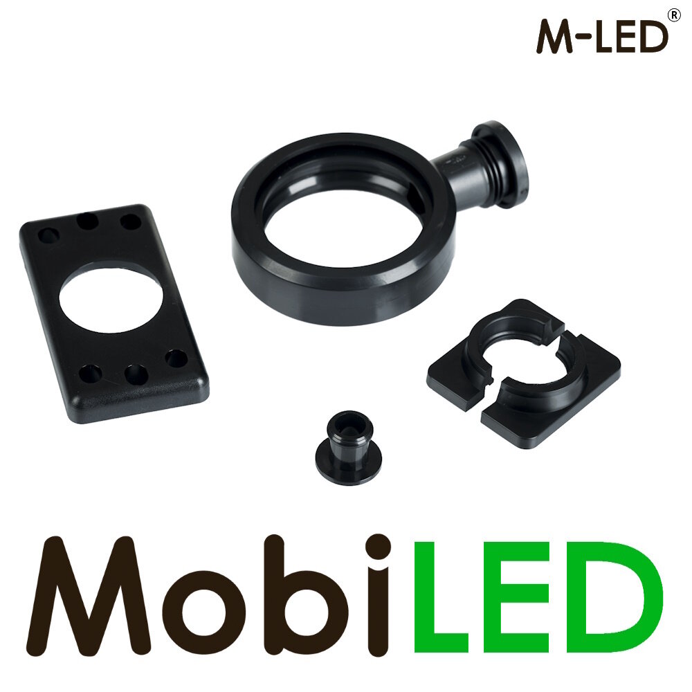 M-LED M-LED Rubberen zijpaaltje, zonder verlichting, Deens model klein