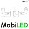 M-LED M-LED Rubber side post, without lighting, Danish model M-LED M-LED Rubber side post, without lighting, Danish model