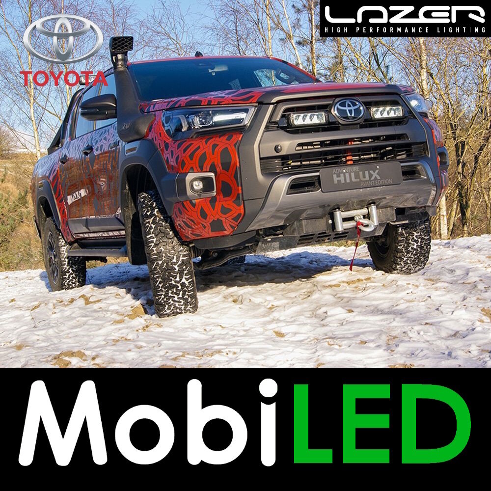 LAZER LAZER Grille kit with Triple-R 750 Toyota Hilux Invincible-X 2021+ LAZER LAZER Grille kit with Triple-R 750 Toyota Hilux Invincible-X 2021+