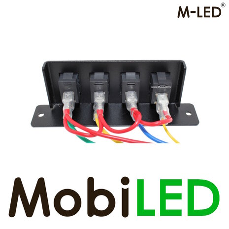 M-LED M-LED Schakelpaneel 4 knoppen