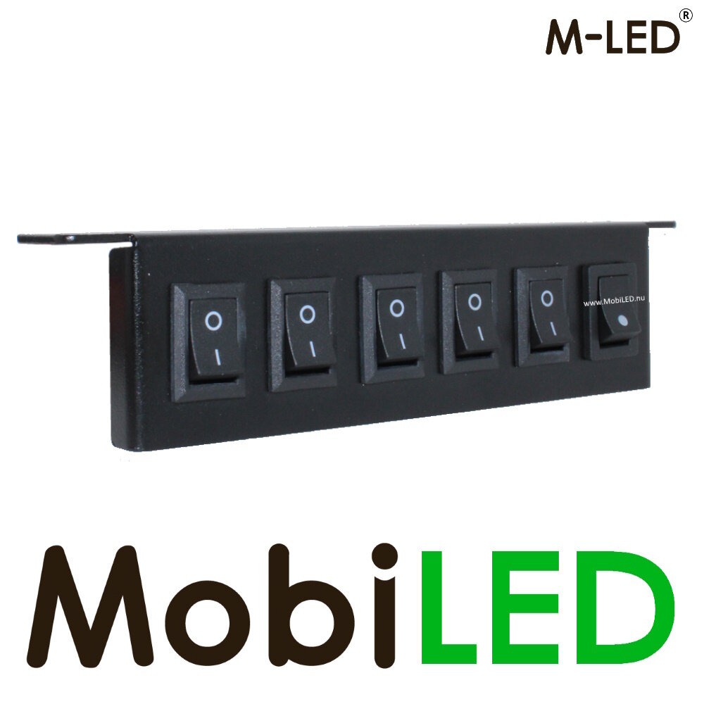 M-LED M-LED Schakelpaneel 6 knoppen