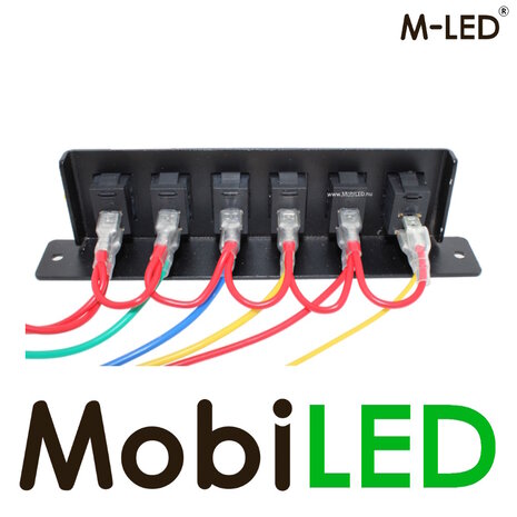 M-LED M-LED Schakelpaneel 6 knoppen