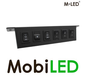 M-LED M-LED Panneau de commutation 6 boutons
