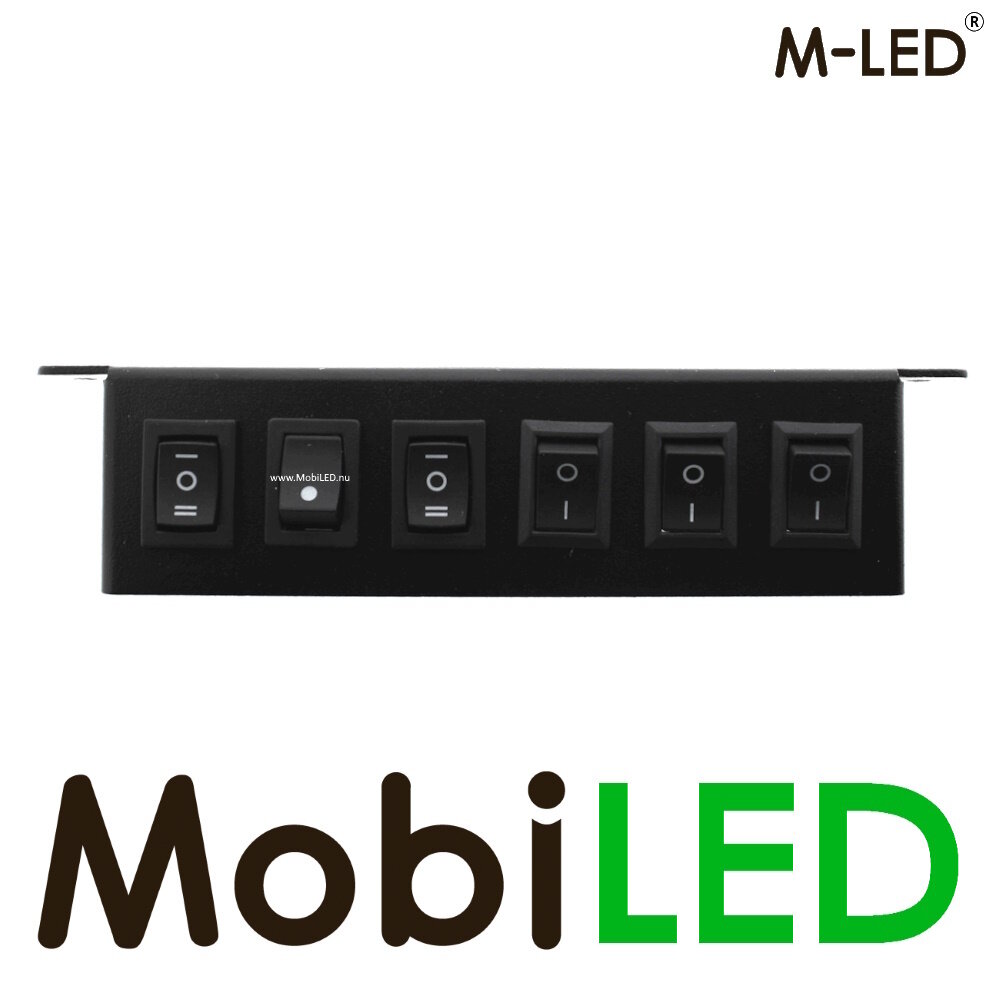 M-LED M-LED Schakelpaneel 6 knoppen