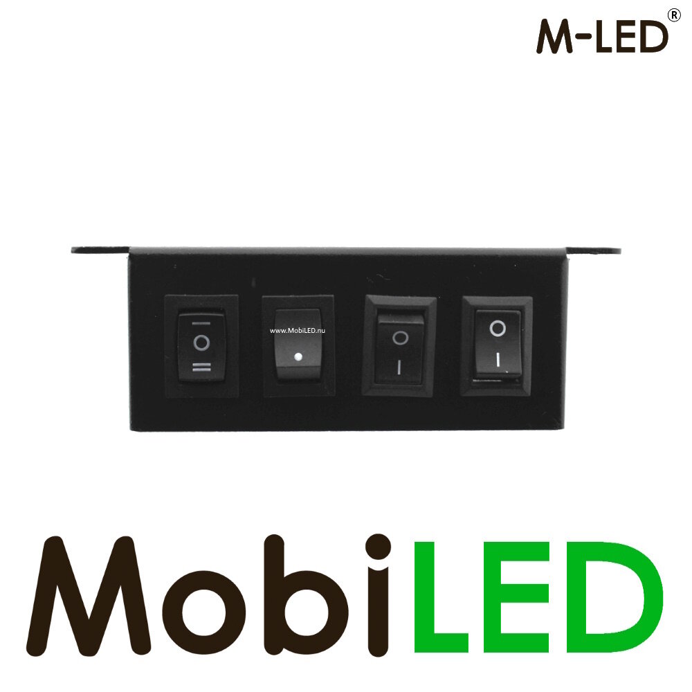 M-LED M-LED Schakelpaneel 4 knoppen