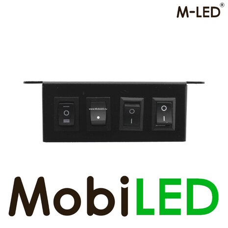 M-LED M-LED Schakelpaneel 4 knoppen
