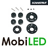 Scanstrut DS-LP-21a-BLK Kabelafdichting met laag profiel Scanstrut DS-LP-21a-BLK Kabelafdichting met laag profiel