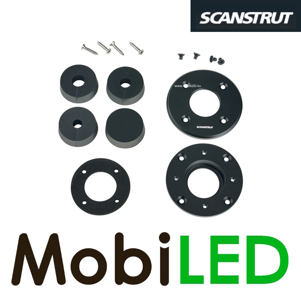 Scanstrut DS-LP-30-BLK Kabelafdichting met laag profiel Scanstrut DS-LP-30-BLK Kabelafdichting met laag profiel