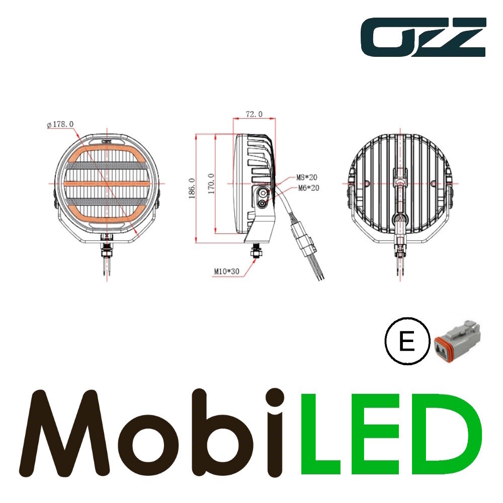 OZZ OZZ XR2 P7" dynamic start-up dual color Noir OZZ OZZ XR2 P7" dynamic start-up dual color Noir