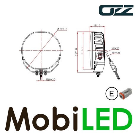 OZZ OZZ XR2 P9" dynamic start-up dual color, fonction boost Blanc