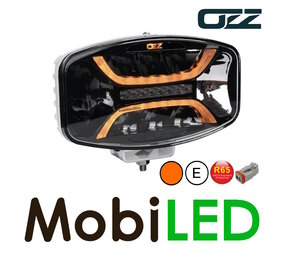 OZZ Oval spotlight with position light and flash white OZZ Oval spotlight with position light and flash white