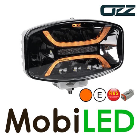 OZZ OZZ Projecteur ovale avec feu de position et flash Blanc