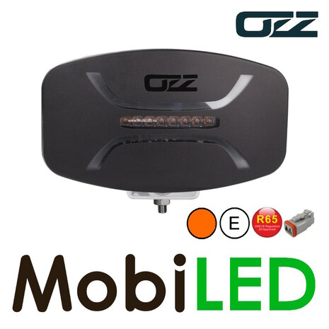 OZZ OZZ Oval spotlight with position light and flash White
