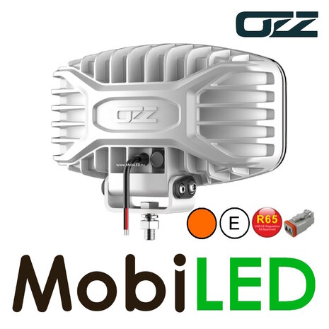 OZZ OZZ Projecteur ovale avec feu de position et flash Blanc