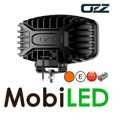 OZZ OZZ Oval spotlight with position light and flash black