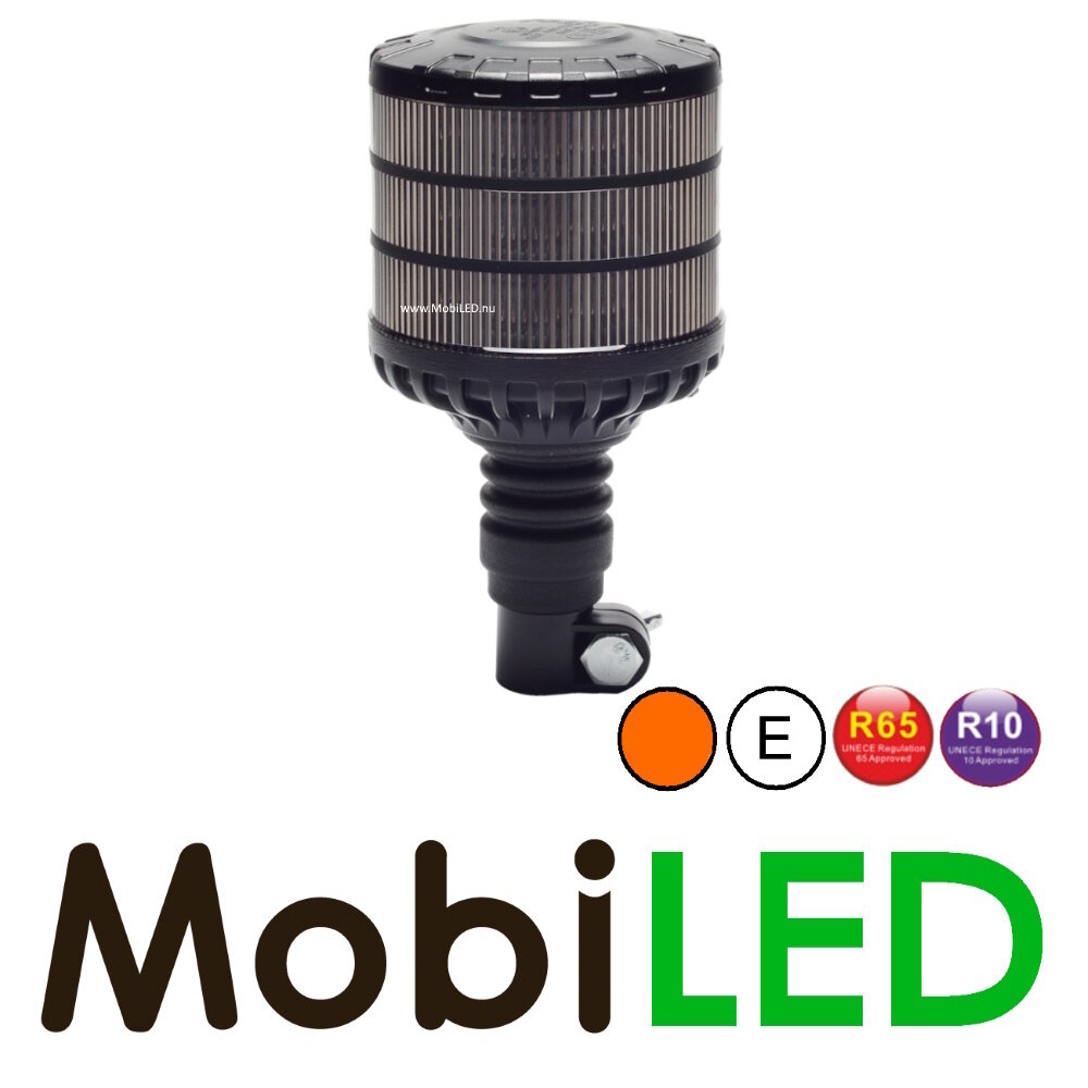 Rotating beacon / flash lamp smoke lens DIN flex E-mark