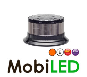 Balise rotative / lampe flash lentille sombre montage fixe