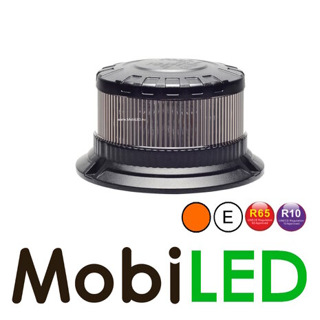 Rotating beacon / flash lamp dark lens fixed mounting