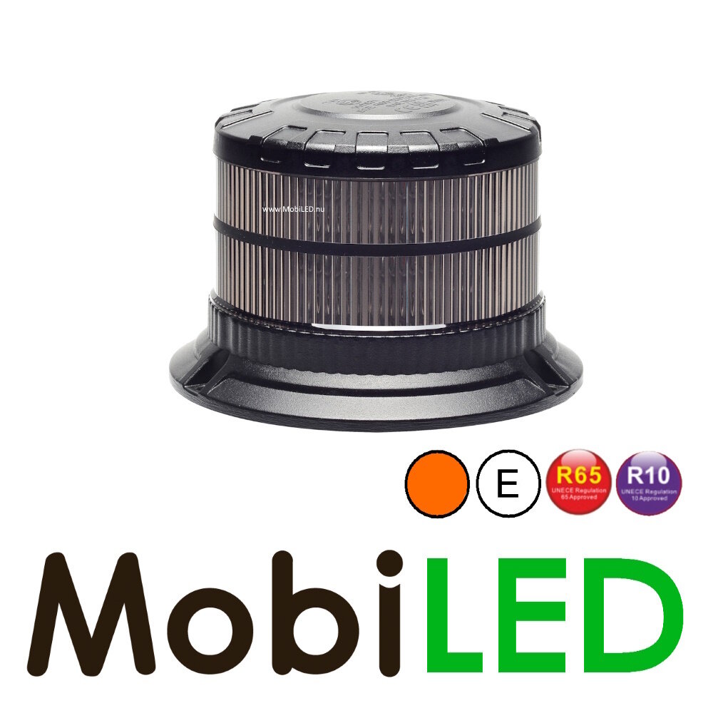 Rotating beacon / flasher dark lens fixed mounting