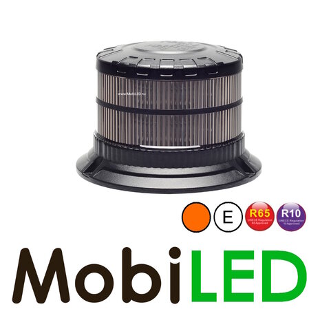 Rotating beacon / flash lamp dark lens fixed mounting