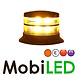Rotating beacon / flash lamp dark lens fixed mounting Rotating beacon / flash lamp dark lens fixed mounting