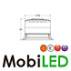 Rotating beacon / flash lamp dark lens fixed mounting Rotating beacon / flash lamp dark lens fixed mounting