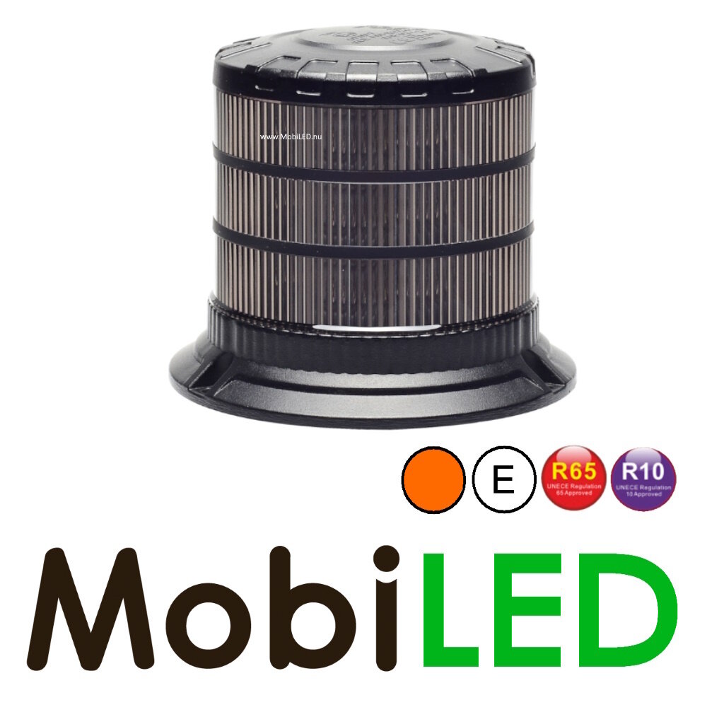 Rotating beacon / flash lamp dark lens fixed mounting